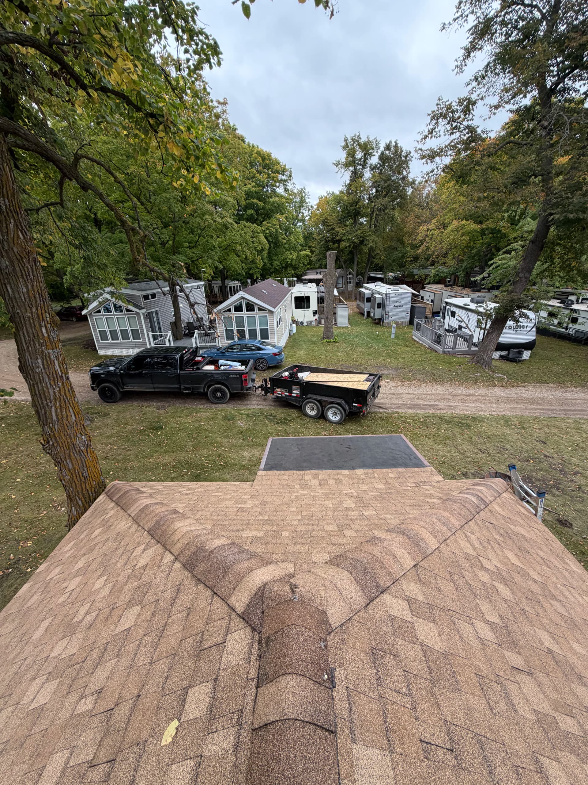 Gallery photos for Full Roof Tear-Off and Replacement at Devils Lake in Brandon: Image #1